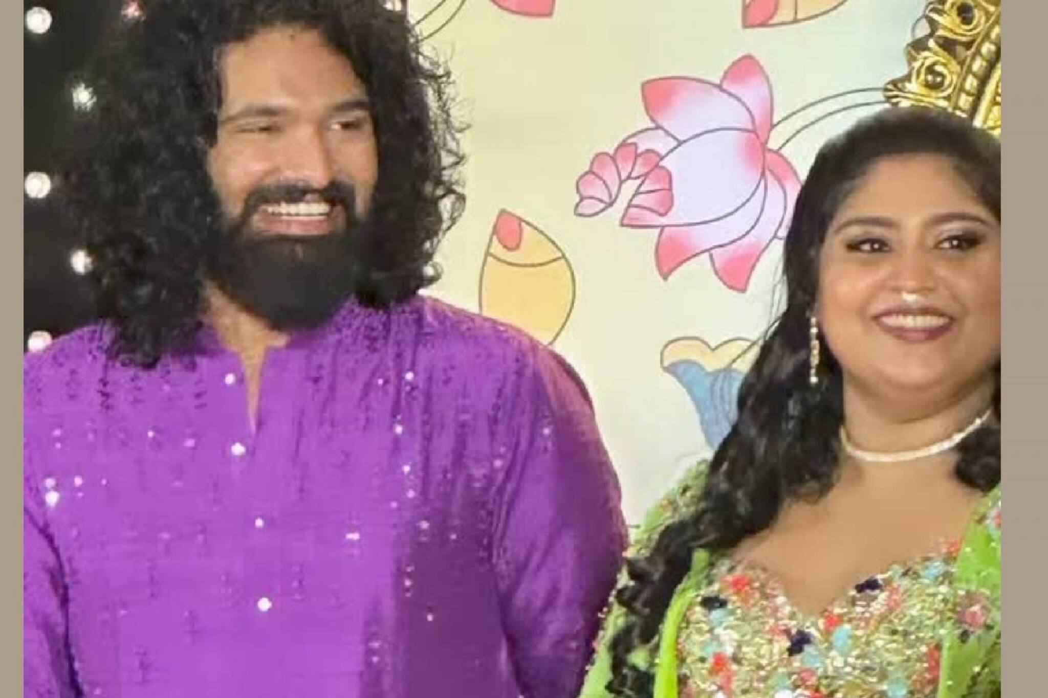 Bhagya Suresh Gopi | ഭാഗ്യ സുരേഷ് ഗോപിയുടെ വിവാഹപാർട്ടി; പച്ച ലെഹങ്കയിൽ തിളങ്ങി താരപുത്രിയും ഒപ്പം വരനും