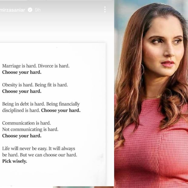  ''വിവാഹം ബുദ്ധിമുട്ടാണ്. വിവാഹമോചനവും ബുദ്ധിമുട്ടാണ്. നിങ്ങള്‍ക്ക് ഏറ്റവും ബുദ്ധിമുട്ടേറിയത് തിരഞ്ഞെടുക്കുക. പൊണ്ണത്തടി ബുദ്ധിമുട്ടാണ്, അതുപോലെ ഫിറ്റായിരിക്കുകയെന്നുള്ളതും, ഏറ്റവും ബുദ്ധിമുട്ടേറിയത് തിരഞ്ഞെടുക്കുക. കടക്കെണിയിലാകുന്നത് ബുദ്ധിമുട്ടാണ്.