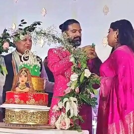 Suresh Gopi | സ്വർണം പോലും നാട്ടിലേത്; പക്ഷേ മകളുടെ വിവാഹ കേക്ക് സുരേഷ് ഗോപി വരുത്തിയത് ഈ വിദേശരാജ്യത്തു നിന്നും