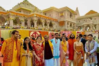 അയോധ്യ പ്രാണപ്രതിഷ്ഠ; അംബാനി കുടുംബം 2.51 കോടി രൂപ രാമജന്മഭൂമി ക്ഷേത്ര ട്രസ്റ്റിന് സംഭാവനയായി നൽകി