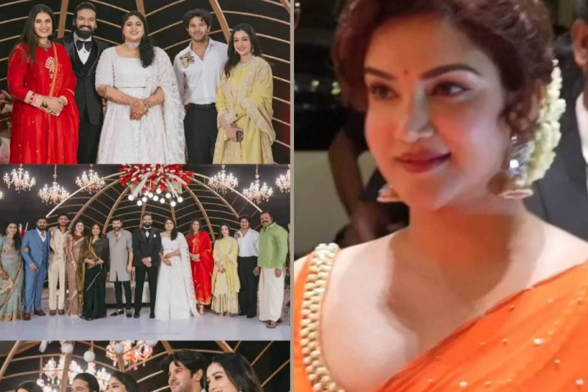 Bhagya Suresh | കല്യാണത്തിന് കാണാത്ത താരങ്ങൾ ഭാഗ്യാ സുരേഷിന്റെ വിവാഹ റിസപ്‌ഷനിൽ; അണിഞ്ഞൊരുങ്ങി വധൂവരന്മാർ