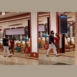 എവിടെപ്പോയാലും വെറുതെ വിടില്ലല്ലേ! മാസ്ക് വെച്ചിട്ടും മലയാളത്തിന്റെ പ്രിയ ദമ്പതികൾ ക്യാമറാ കണ്ണുകളിൽ എവിടെപ്പോയാലും വെറുതെ വിടില്ലല്ലേ! മാസ്ക് വെച്ചിട്ടും മലയാളത്തിന്റെ പ്രിയ ദമ്പതികൾ ക്യാമറാ കണ്ണുകളിൽ