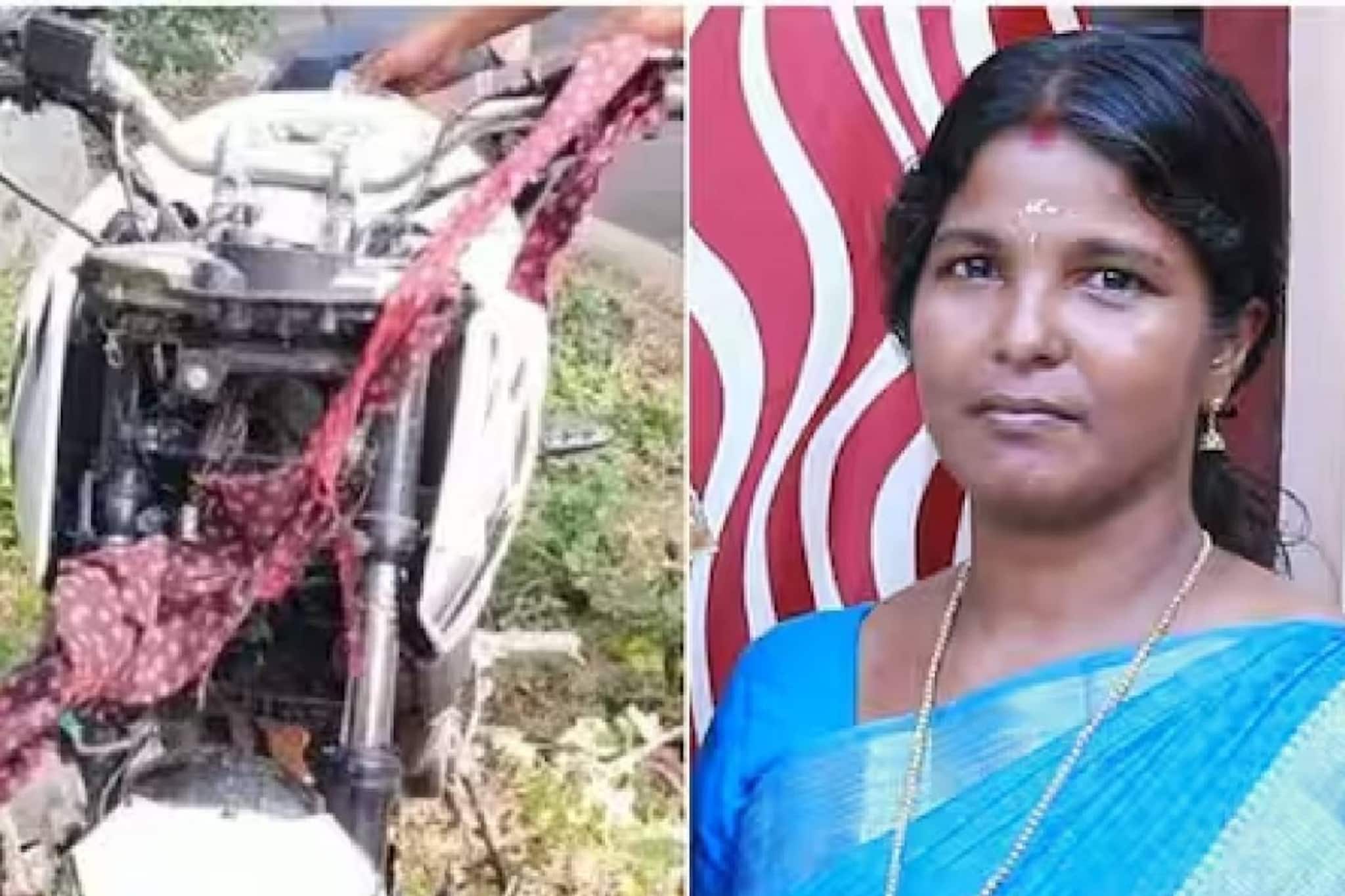 തൃശൂരിൽ റോഡ് മുറിച്ചു കടക്കുന്നതിനിടെ അമിത വേഗതയിലെത്തിയ ബൈക്കിടിച്ച് വീട്ടമ്മ മരിച്ചു