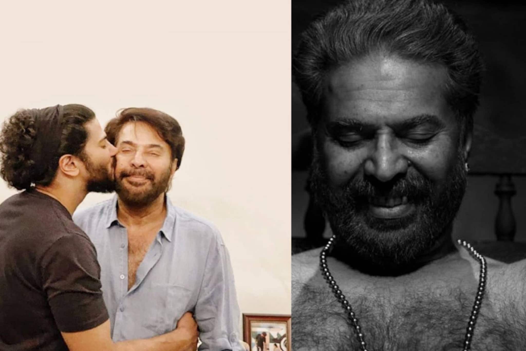 'കൊടുമൺ പോറ്റിയും പിള്ളേരും പൊളിച്ചു'; വാപ്പച്ചിക്ക് സ്നേഹ ചുംബനം നല്‍കി ദുൽഖർ സൽമാൻ