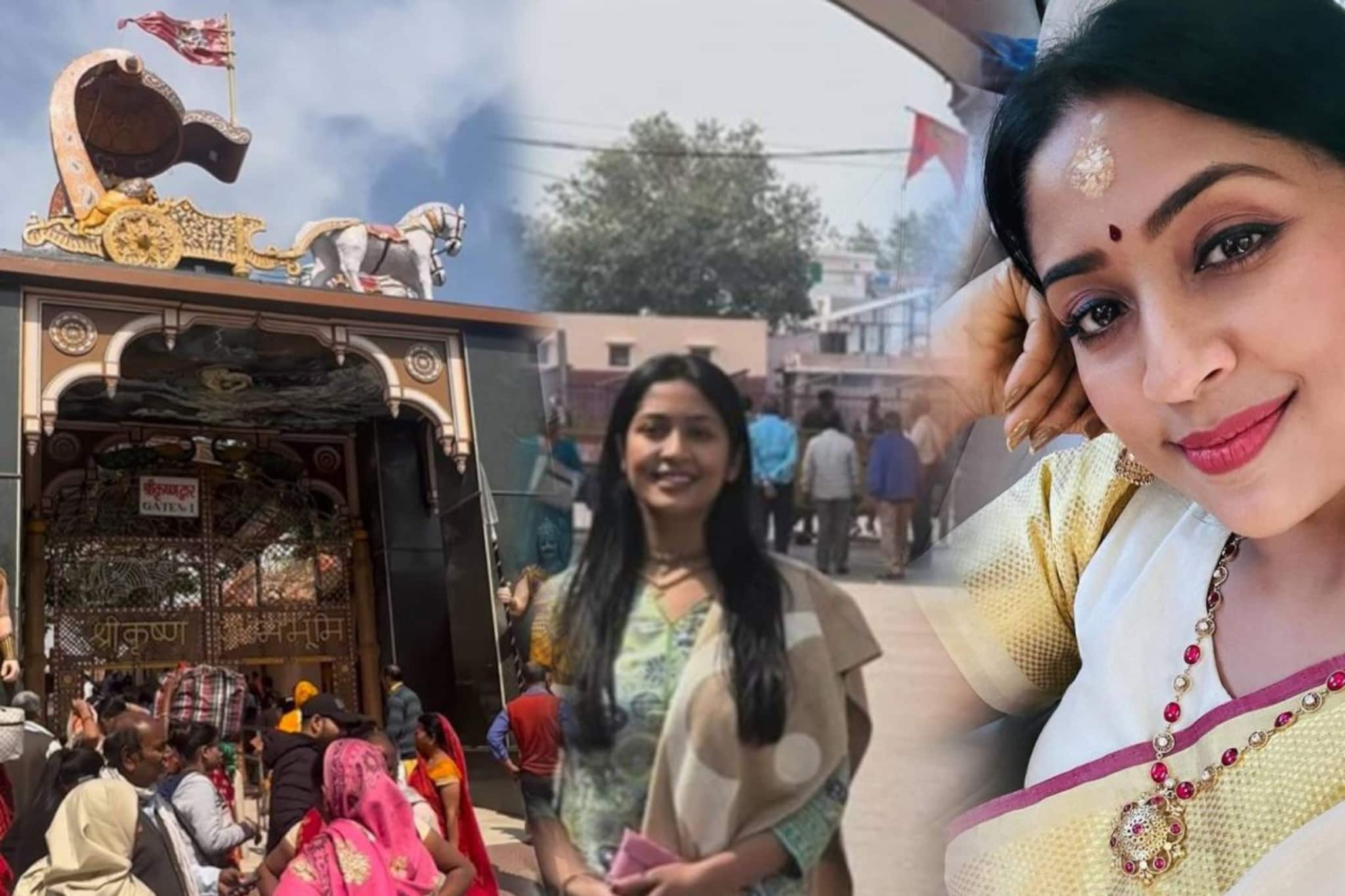 'എന്‍റെ കൃഷ്ണൻ ജനിച്ച സ്ഥലം മഥുര! അതൊരു പറഞ്ഞറിയിക്കാൻ കഴിയാത്ത അനുഭവമായിരുന്നു'; നവ്യാ നായര്‍ കൃഷ്ണ ജന്മഭൂമിയില്‍