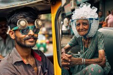 ഐസ് ഹെല്‍മെറ്റ് മുതല്‍ ബോഡി ഫാന്‍ വരെ; ചൂടിനെതിരെ ഭാവനാ ലോകമൊരുക്കി എഐ ആർട്ടിസ്റ്റ്