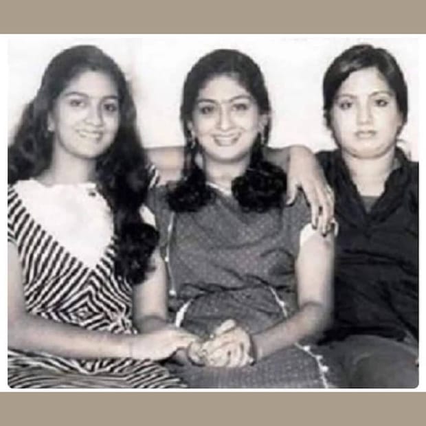 ഉർവശി മൂത്ത സഹോദരിമാരായ കലാരഞ്ജിനി, കല്പന എന്നിവർക്കൊപ്പം. അടുത്ത തലമുറയിൽ നിന്നും കല്പനയുടെ മകൾ ശ്രീമയി സിനിമയിൽ എത്തിക്കഴിഞ്ഞു 