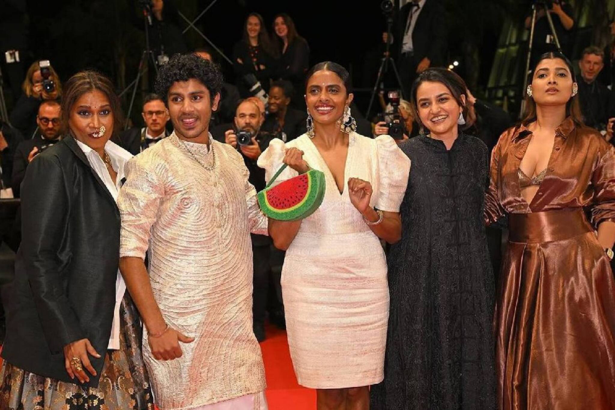 Cannes | കാനിൽ പലസ്തീന് ഐക്യദാർഢ്യവുമായി കനി; രാഷ്ട്രീയം പറഞ്ഞ് കയ്യിലെ തണ്ണിമത്തൻ ബാഗ്