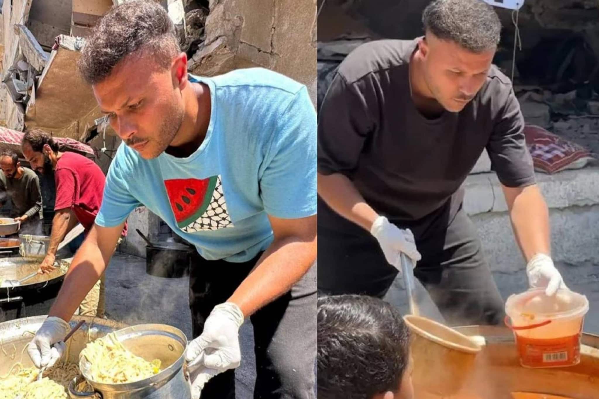 ഗാസയിലെ കുഞ്ഞുങ്ങൾക്ക് വിശപ്പടക്കാൻ ഭക്ഷണമൊരുക്കുന്ന ഫുഡ് വ്ളോഗർ; പിന്തുണയുമായി സോഷ്യൽ മീഡിയ