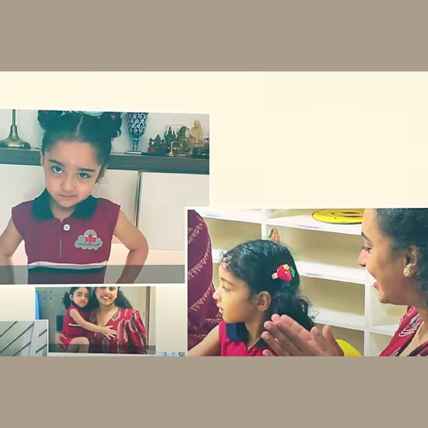 കുഞ്ഞിനെ ഉള്ളം കയ്യിലെടുത്തു താലോലിച്ചു വളർത്തിയ പേളിക്ക് ഇപ്പോഴും മകൾ സ്കൂളിൽ പോയി പഠിച്ചു തുടങ്ങി എന്ന് വിശ്വസിക്കാൻ കഴിയാൻ പറ്റുന്നില്ല എന്ന വണ്ണമായിരുന്നു പ്രതികരണം. ആദ്യ ദിവസം നിലാ ബേബിക്ക് തലമുടി കെട്ടികൊടുക്കുന്നതിനിടെ പേളി ഏങ്ങിക്കരയുന്നുണ്ടായിരുന്നു. നിലാ ബേബിയാകട്ടെ, നല്ല സന്തോഷത്തിലും