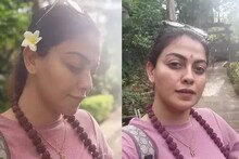 രുദ്രാക്ഷം കഴുത്തിലിട്ട്, മേക്കപ്പില്ലാതെ അനുശ്രീ;  ആത്മീയതയുടെ സമയമെന്ന് താരം