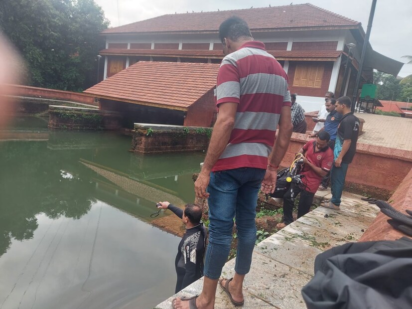  ലോകനാർ കാവ് ക്ഷേത്രത്തിലെ ചിറയിൽ കഴിഞ്ഞ ദിവസമാണ് ശശികുമാർ കുളിക്കുന്നതിനിടെ മാല നഷ്ടപ്പെട്ടത്. കൊട്ടിയൂർ തീർത്ഥാടനം കഴിഞ്ഞ് കുടുംബസമേതം മടങ്ങുമ്പോഴാണ് ആലുവ സ്വദേശി ശശികുമാർ ലോകനാർ കാവിൽ എത്തിയത്.