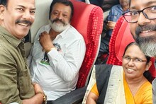 വന്ദേ ഭാരതിൽ സുരേഷ് ​ഗോപിക്കൊപ്പം ശൈലജ ടീച്ചറും; മേജർ രവി പങ്കുവച്ച ചിത്രം വൈറല്‍