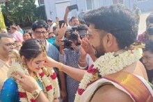 ഇന്ത്യൻ ക്രിക്കറ്റ് താരം വെങ്കിടേഷ് അയ്യർ വിവാഹിതനായി; വധു ശ്രുതി രഘുനാഥൻ