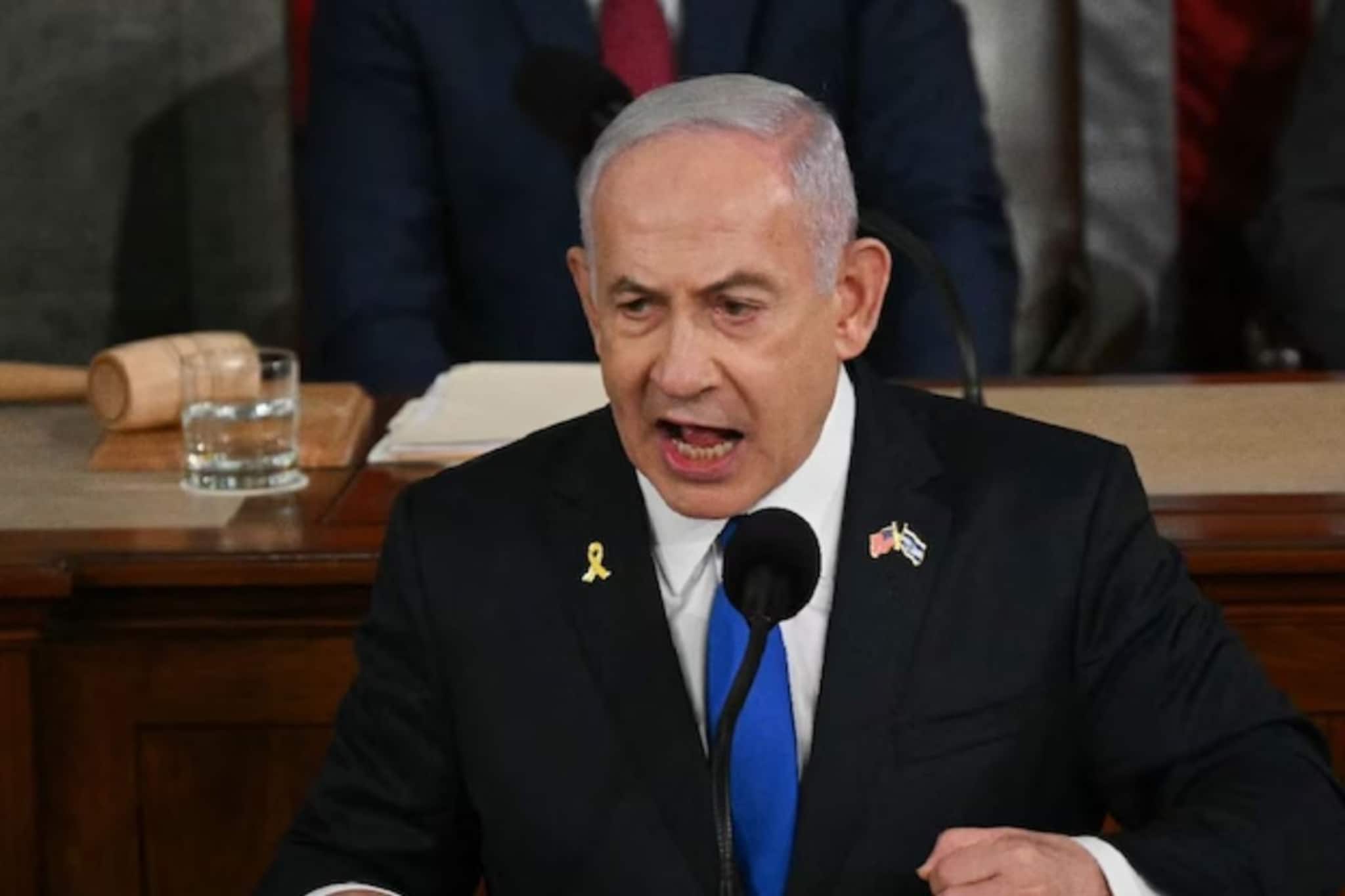 'ഇറാന്റെ കെണിയിൽ വീണ വിഡ്ഢികള്‍'; യുഎസിലെ ഇസ്രായേല്‍ വിരുദ്ധ പ്രക്ഷോഭകരെ വിമര്‍ശിച്ച് ബെഞ്ചമിന്‍ നെതന്യാഹു