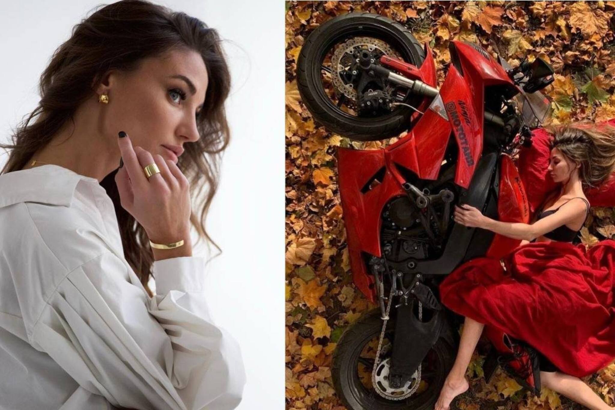 സുന്ദരിയായ റഷ്യൻ 'ബൈക്കർ ഗേൾ'  അപകടത്തിൽ മരിച്ചു; നിയന്ത്രണം വിട്ട ബൈക്ക് ട്രക്കിലേക്ക് ഇടിച്ചു കയറി‍