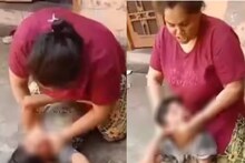 ഭർത്താവ് വീട്ടിലേക്ക് വരുന്നില്ല; 11 വയസുള്ള മകനെ നിലത്തിട്ട് പുറത്ത് കയറിയിരുന്നു മർദ്ദിച്ച് അമ്മ