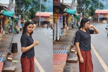 Anusree| ലുങ്കിയുടുത്ത് ചായ ആസ്വദിച്ച് അനുശ്രീ...! രസകരമായ കമന്റുകളുമായി ആരാധകർ
