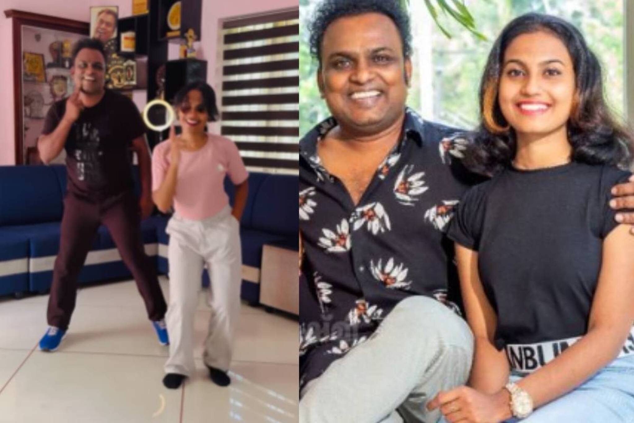 'അമ്മ'യ്ക്ക് പ്രാണ വേദന, ബിജുകുട്ടന് വീണവായന; മകൾക്കൊപ്പം 'തോബ തോബ' ഡാൻസുമായി താരം