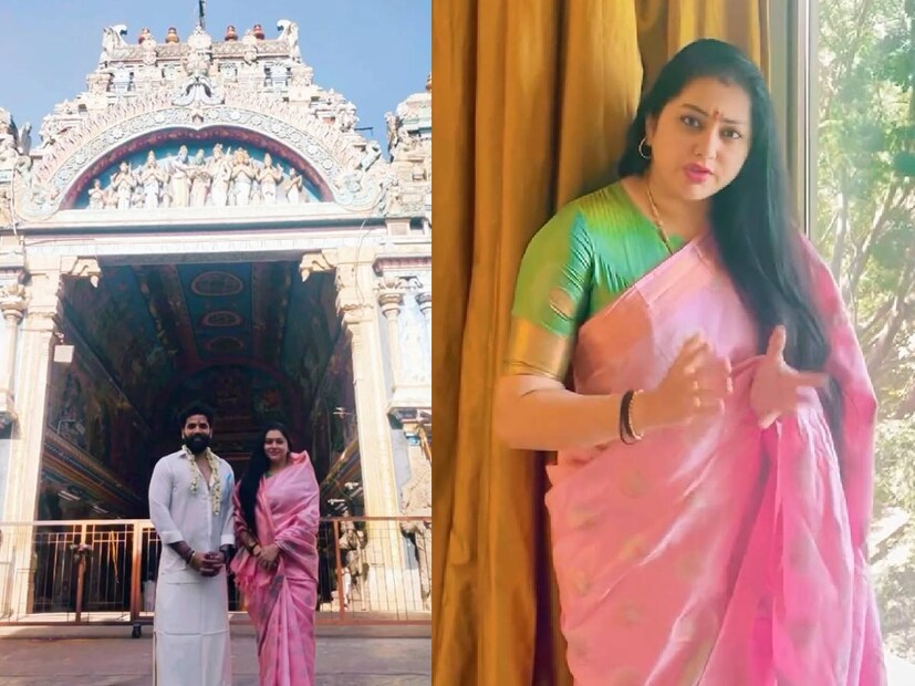  മധുര: മധുര മീനാക്ഷി ക്ഷേത്രത്തിൽ ദർശനത്തിനെത്തിയ നടിയും ബിജെപി നേതാവുമായ നമിതയെയും ഭർത്താവിനെയും സുരക്ഷാ ഉദ്യോഗസ്ഥർ തടഞ്ഞതായി ആരോപണം. ഹിന്ദുവാണെന്ന് തെളിയിക്കുന്ന സർട്ടിഫിക്കറ്റ് കാണിക്കാൻ സുരക്ഷാ ഉദ്യോഗസ്ഥർ ആവശ്യപ്പെട്ടതായും നടി ആരോപിക്കുന്നു. ഇന്നലെയാണ് സംഭവം നടന്നത്.