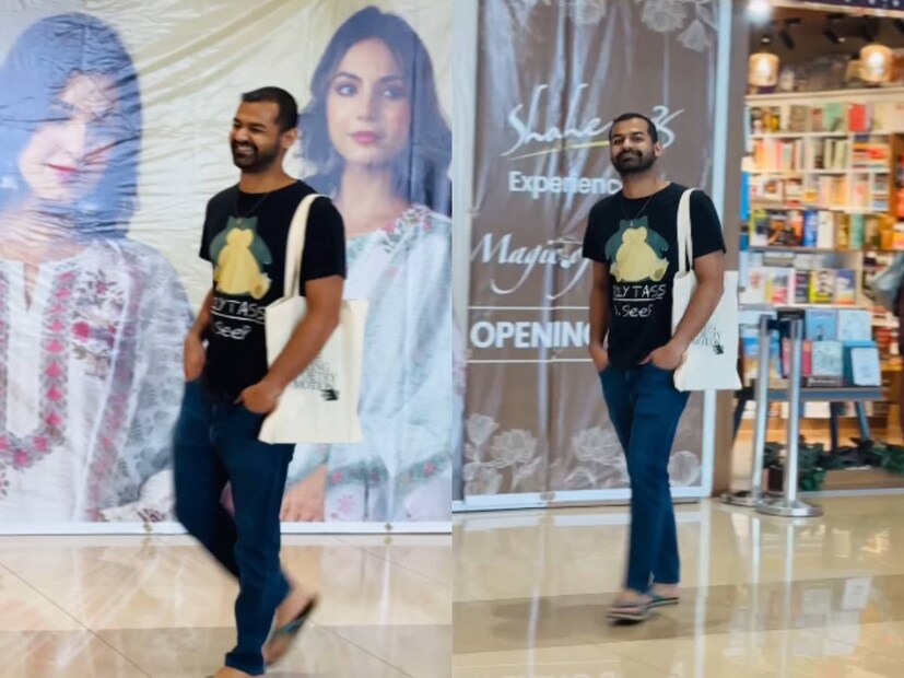 ഇന്ദു സുരരാജാണ് പ്രണവ് മോഹൻലാലിനെ ക്യാമറയിൽ പകർത്തിയത്. പല ഷോട്ടുകളും ദൂരെ നിന്നുള്ളതാണ് എന്ന് വൈറലായ വീഡിയോ കണ്ടാൽ മനസിലാകും. ഒടുവിൽ തന്നെ ഒരാൾ ക്യാമറയിൽ പകർത്തുന്നു എന്നറിഞ്ഞതും പ്രണവിന്റെ മുഖത്തൊരു കള്ളച്ചിരി 