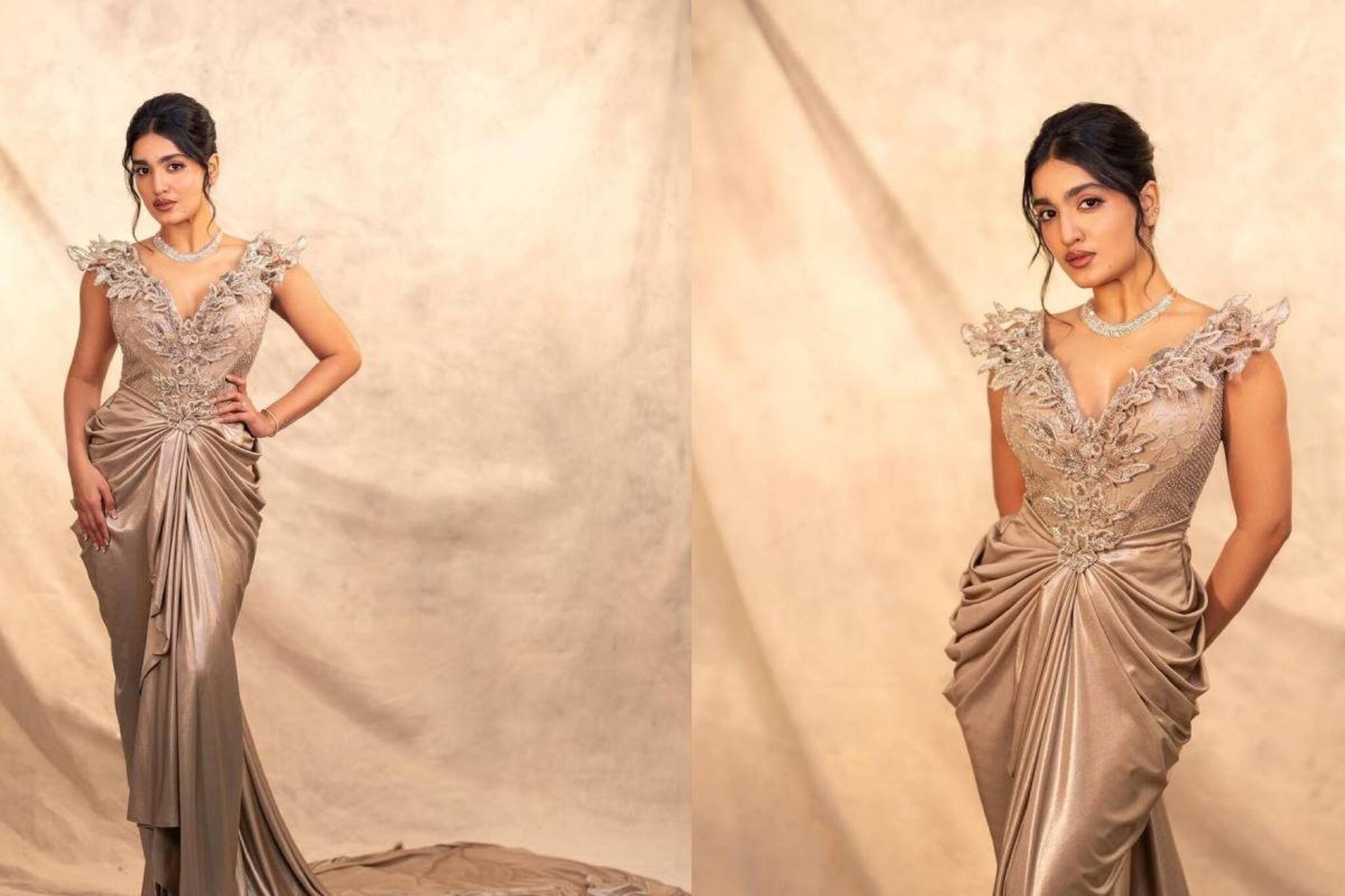 Saniya Iyappan|സിൽവർ മെർമെയ്‌ഡ്‌ ഗൗണിൽ തിളങ്ങി സാനിയ; ചിത്രങ്ങൾ വൈറൽ