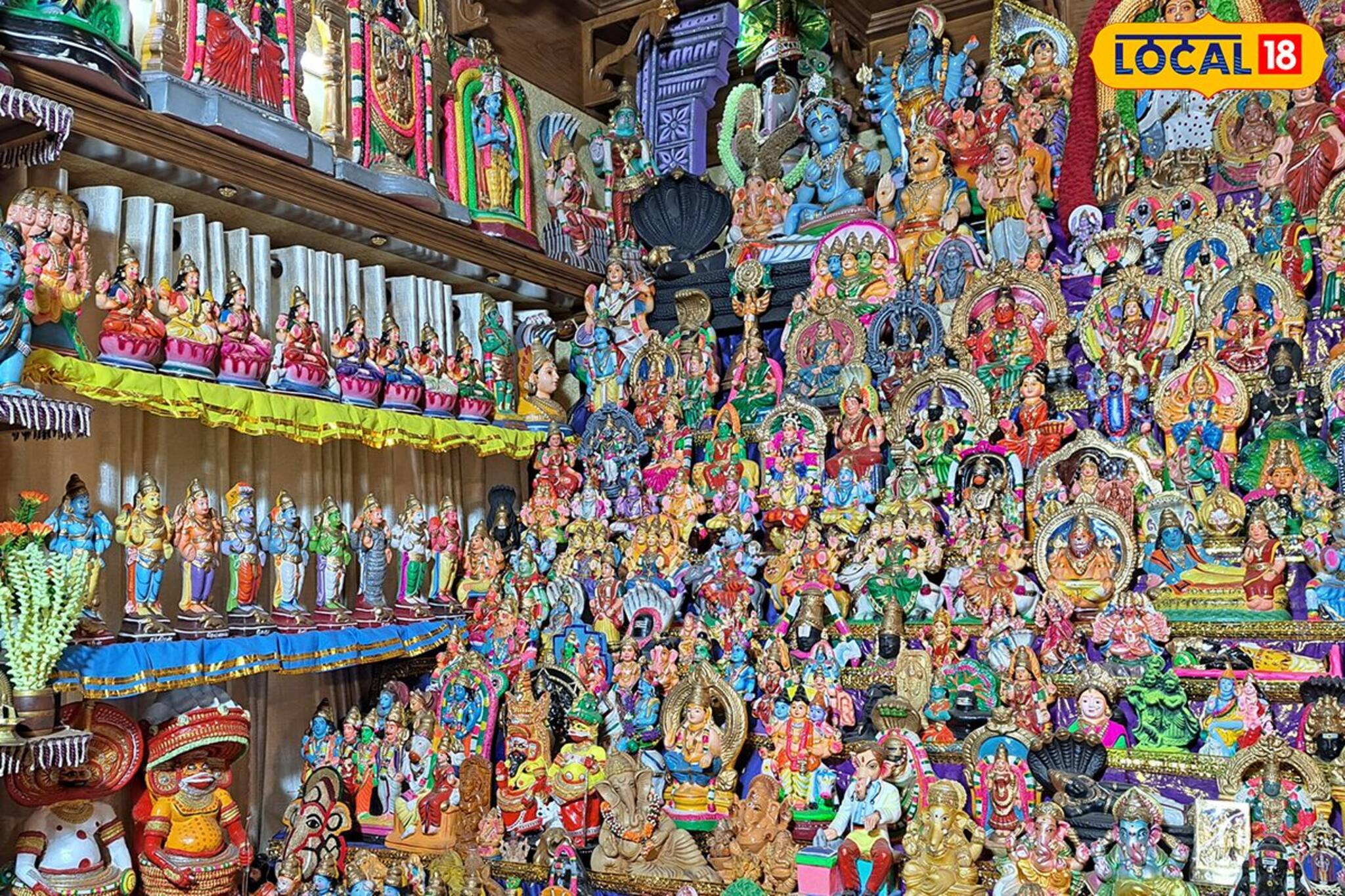 സ്വപ്‌നസാക്ഷാത്കാരത്തിന്‍റെ പടവുകളില്‍ തീര്‍ത്ത ബൊമ്മക്കൊലു