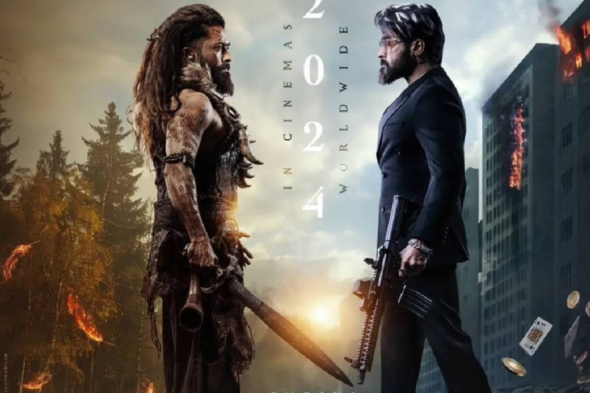 കേരളം കീഴടക്കാന്‍ സൂര്യയുടെ കങ്കുവ വരുന്നു' ;500 -ൽ അധികം സ്ക്രീനുകൾ,100 ൽ അധികം ഫാൻസ്‌ ഷോ