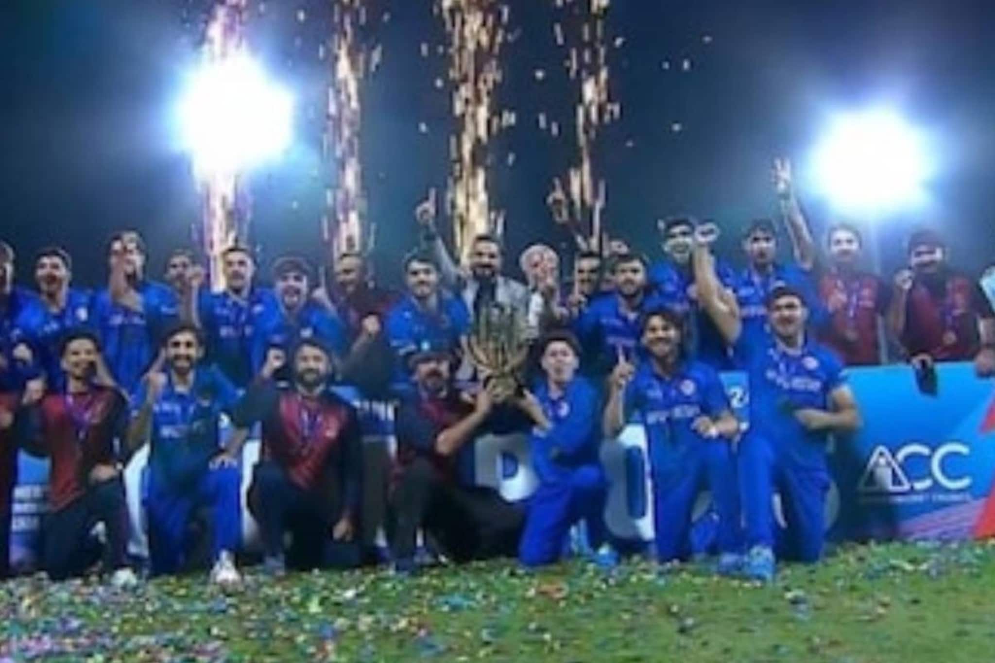 എമർജിങ് ടീംസ് ഏഷ്യാ കപ്പ് അഫ്ഗാനിസ്ഥാന്; ഇന്ത്യയ്ക്ക് പിന്നാലെ ഫൈനലിൽ ശ്രീലങ്കയെയും വീഴ്ത്തി