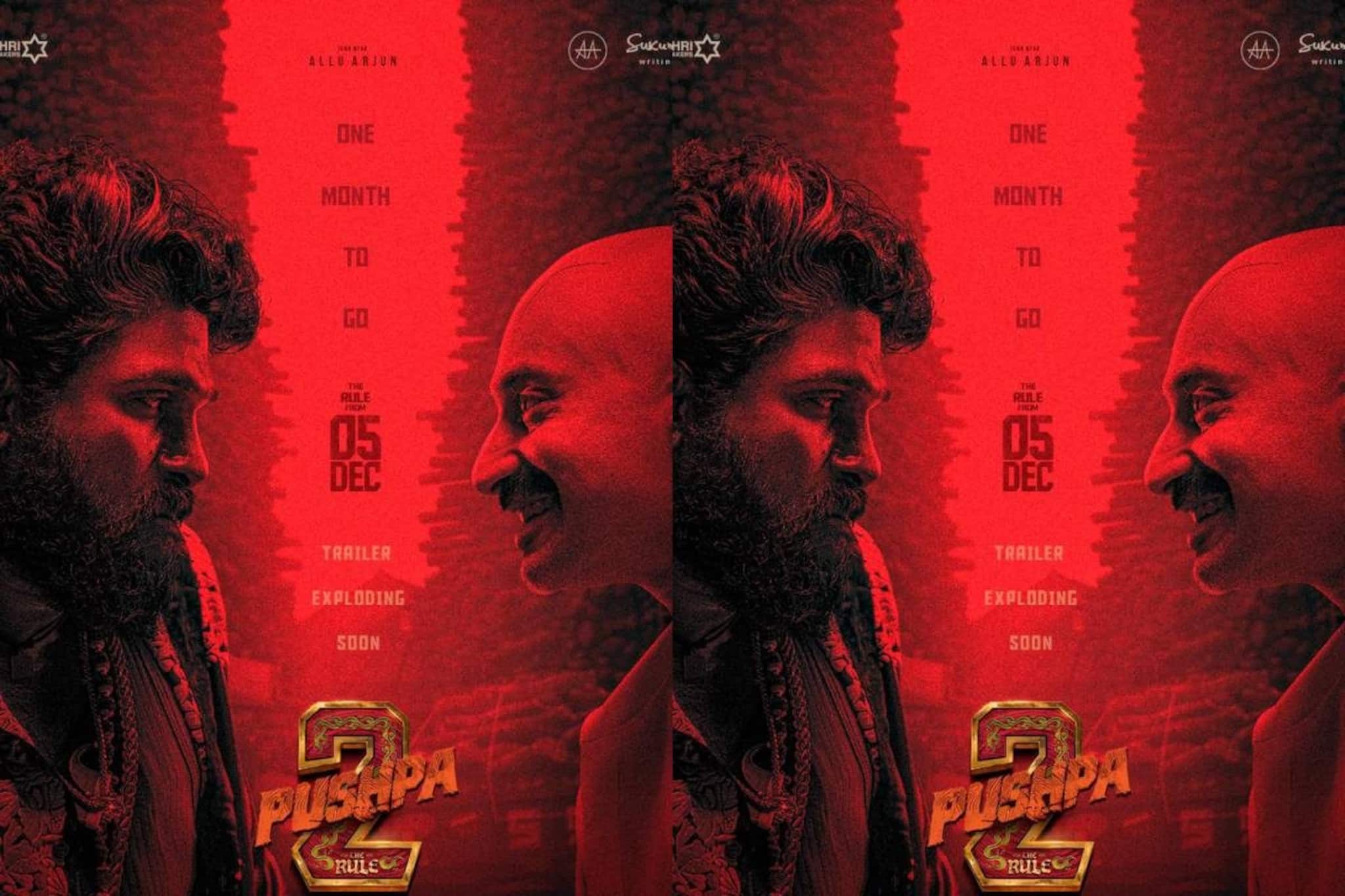 മുഖത്തോടുമുഖം നോക്കി പുഷ്പരാജും ഭൻവർസിംഗും; 'പുഷ്പ 2' പോസ്റ്ററുമായി അണിയറപ്രവർത്തകർ