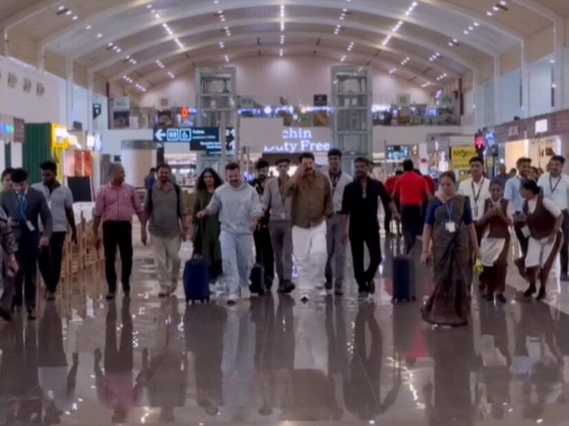  നെടുമ്പാശ്ശേരി രാജ്യാന്തര വിമാനത്താവളത്തിൽ നിന്നുള്ള വീഡിയോ ആന്റണി പെരുമ്പാവൂർ സോഷ്യൽ മീഡിയയില്‍ പങ്കുവച്ചു. 