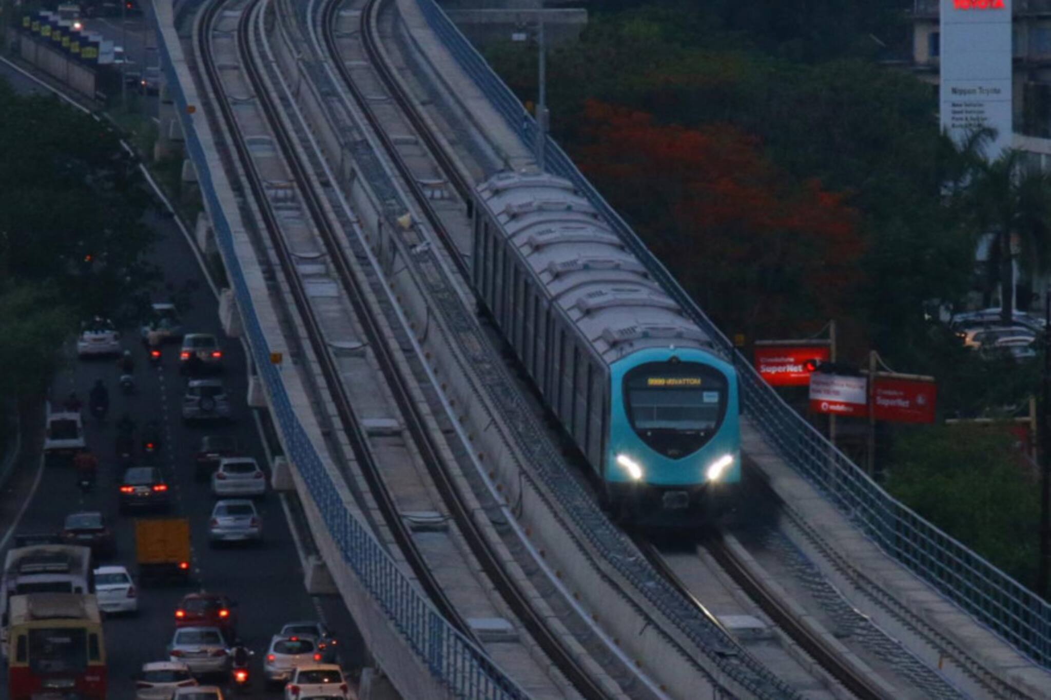 Kochi Metro | കൊച്ചി മെട്രോ പേട്ടയിലേക്ക്; തിങ്കളാഴ്ച മുതല്‍ ഓടിത്തുടങ്ങും