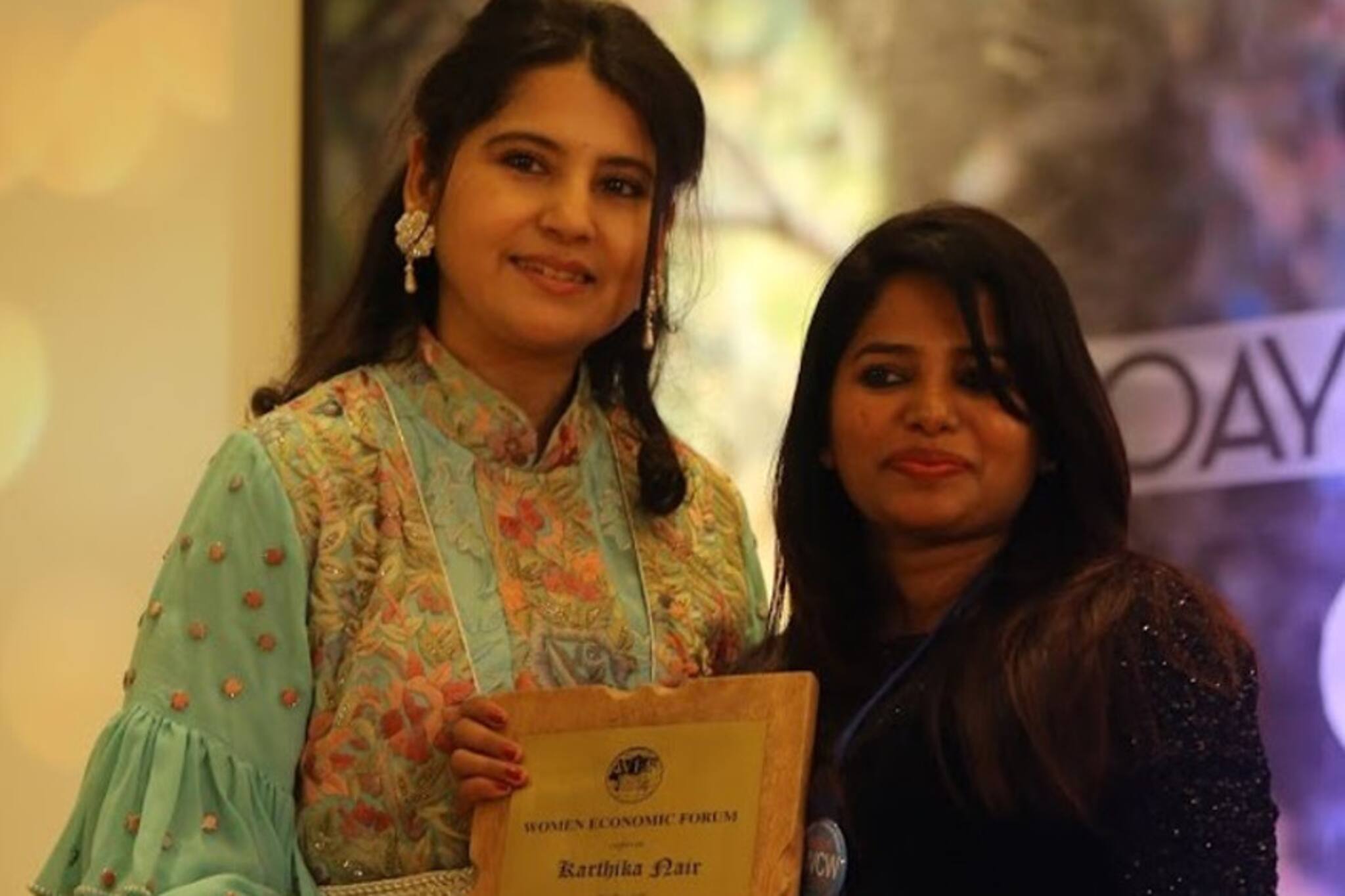 മലയാളി വനിത സംരംഭകയ്ക്ക് വുമണ്‍ എക്കണോമിക്ക് ഫോറം പുരസ്ക്കാരം