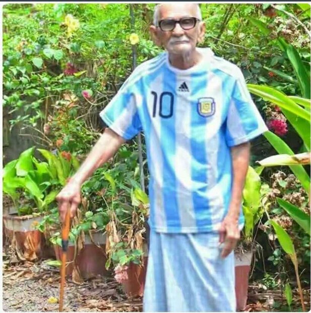  അർജന്റീനൻ ആരാധകനായ അപ്പൂപ്പൻ