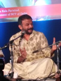 ഡൽഹിയിൽ കച്ചേരി അവതരിപ്പിച്ച്  ടി.എം കൃഷ്ണ
