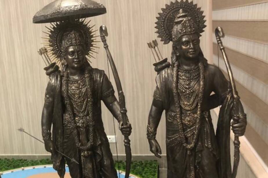 Malayalam News pictures‌ of lord rama statue in ayodhya News18