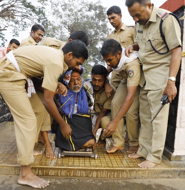  സഹായമൊരുക്കിയത് സന്നിധാനത്ത്