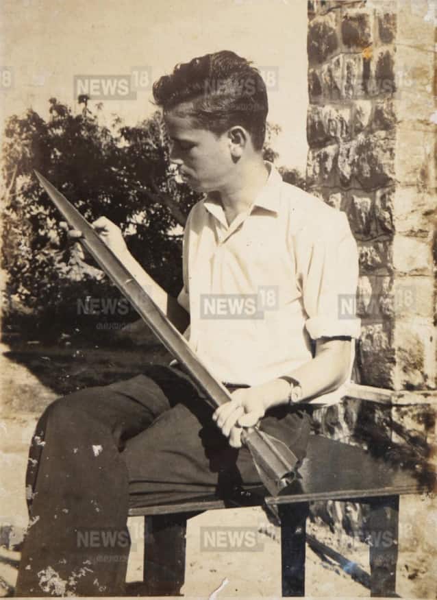 നമ്പി നാരായണൻ - ഒരു യൗവനകാല ചിത്രം