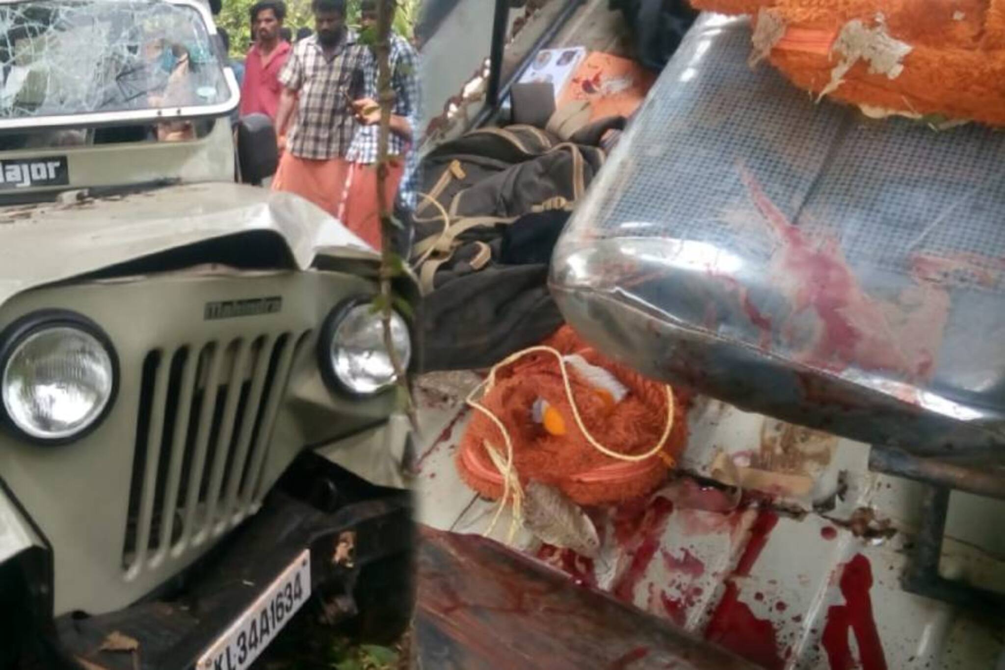 PHOTOS പുഞ്ചവയല്‍ വാഹനാപകടം: എട്ടു വയസുകാരി മരിച്ചു