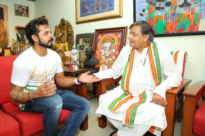  തനിക്ക് വിലക്കേര്‍പ്പെടുത്തിയപ്പോള്‍ അക്കാര്യം പാര്‍ലമെന്റില്‍ ഉന്നയിക്കുകയും വിലക്ക് നീക്കണമെന്ന് ബി.സി.സി.ഐയോട് ആവശ്യപ്പെടുകയും ചെയ്തത് തരൂരാണെന്ന് ശ്രീശാന്ത് പറഞ്ഞു. അതിന് നന്ദി അറിയിക്കാനാണ് തരൂരിനെ സന്ദര്‍ശിച്ചതെന്നും അദ്ദേഹം വ്യക്തമാക്കി. ശ്രീശാന്തിന്റെ ഭാര്യ ഭുവനേശ്വരിയും തരൂരിനെ ഫോണില്‍ വിളിച്ച് നന്ദി പറഞ്ഞിരുന്നു.