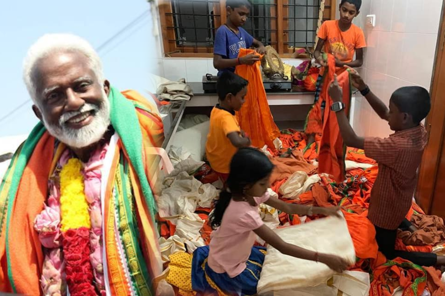 'ഇത് കുമ്മനത്തിന്റെ മാതൃക' പ്രചാരണത്തിനിടെ ലഭിച്ച തുണിത്തരങ്ങള്‍ റീ സൈക്കിള്‍ ചെയ്യാനൊരുങ്ങി സ്ഥാനാര്‍ഥി