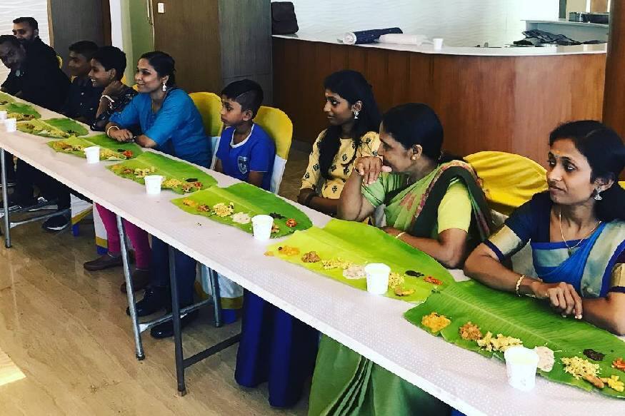 പൃഥ്വിരാജിന്റേയും സുപ്രിയയുടെയും വിഷു സദ്യ (ഇൻസ്റ്റാഗ്രാം ചിത്രം)