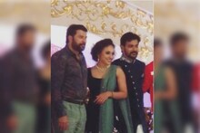 പേളിഷ് വിവാഹ സത്ക്കാരത്തിൽ ബിലാൽ ലുക്കിൽ തിളങ്ങി മമ്മുക്ക