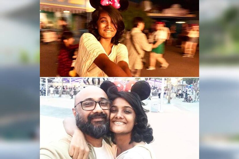  ദയ (മുകളിൽ), സുജിത് വാസുദേവും ദയയും (താഴെ)
