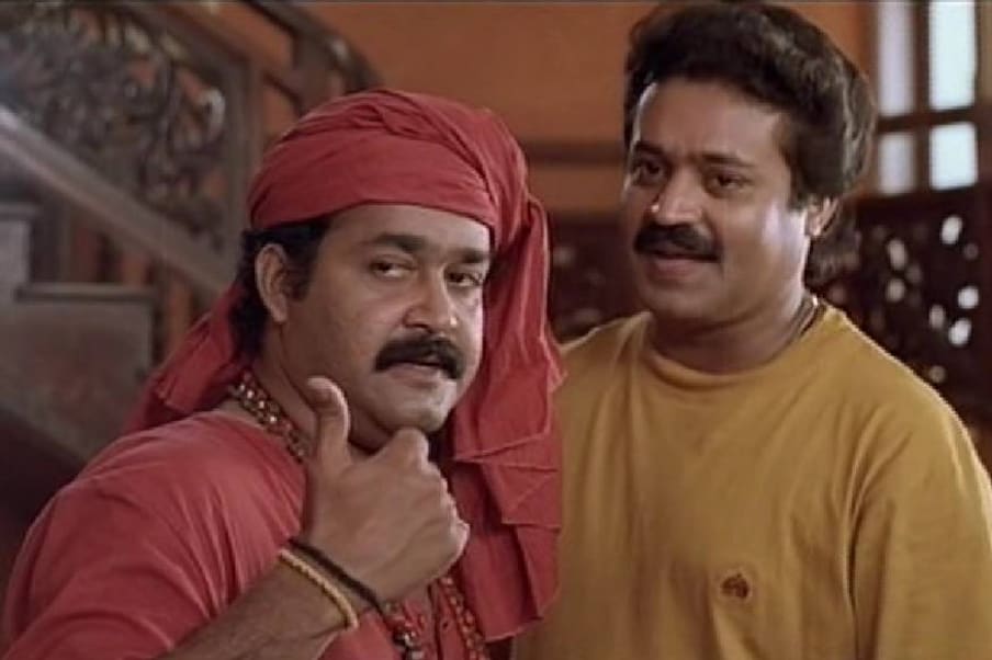  1993 ൽ പുറത്തു വന്ന മണിച്ചിത്രത്താഴ് മോഹൻലാൽ-ഫാസിൽ കൂട്ടുകെട്ടിലെ റെക്കോർഡ് ചിത്രമായി മാറി. സൈക്കളോജിക്കൽ ത്രില്ലർ ആയ ചിത്രം ബോക്സ് ഓഫീസിൽ വാരിക്കൂട്ടിയത് ഏഴു കോടിക്ക് മേൽ കളക്ഷനായിരുന്നു. സുരേഷ് ഗോപി, ശോഭന തുടങ്ങിയവർ മറ്റു പ്രധാന കഥാപാത്രങ്ങളെ അവതരിപ്പിച്ചു