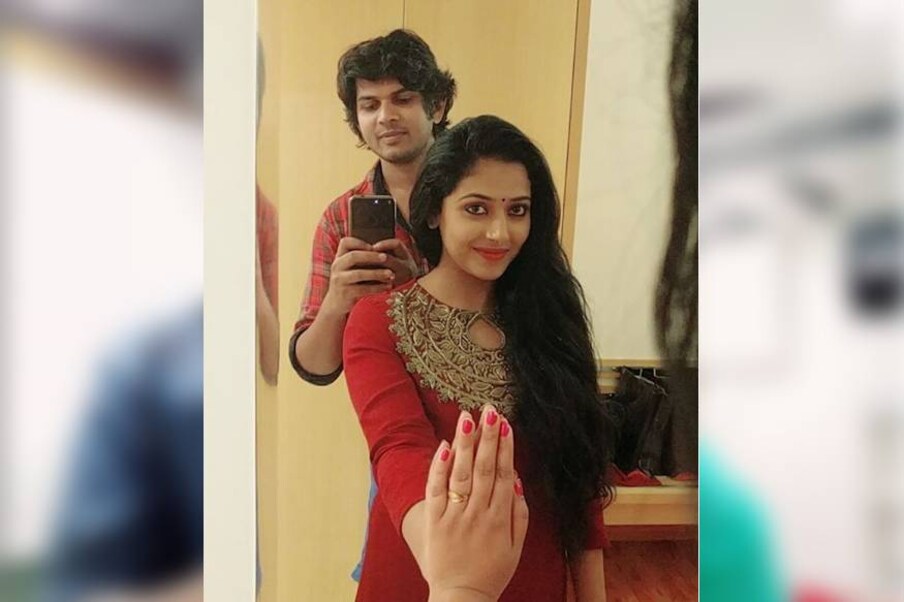  അനു സിതാരയും വിഷ്ണുവും