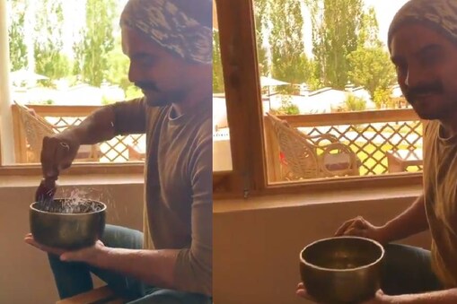 ടിബറ്റൻ സിംഗിംഗ് ബൗളുമായി ടൊവിനോ 