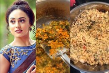 വെജിറ്റബിൾ ഉപ്പുമാവ് ഉണ്ടാക്കി പേളി; നല്ലൊരു കുക്ക് കൂടിയാണ് കേട്ടോ