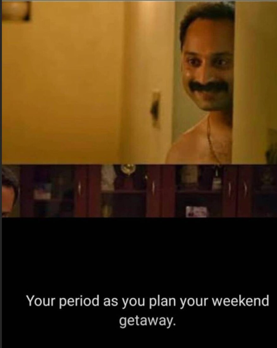  നിങ്ങൾ ഒരു വീക്കെൻഡ് ആഘോഷിക്കാൻ തയാറെടുക്കുമ്പോൾ ആർത്തവം ഇങ്ങനെ