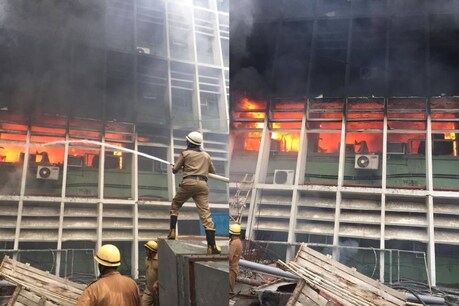 എയിംസിലെ തീപിടുത്തം; ശ്വാസംമുട്ടൽ അനുഭവപ്പെട്ടതിനെ തുടർന്ന് രോഗികളെ മറ്റൊരാശുപത്രിയിലേക്ക് മാറ്റി എയിംസിലെ തീപിടുത്തം; ശ്വാസംമുട്ടൽ അനുഭവപ്പെട്ടതിനെ തുടർന്ന് രോഗികളെ മറ്റൊരാശുപത്രിയിലേക്ക് മാറ്റി